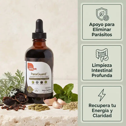 Gotas ParaGuard de Zahler con sus plantas