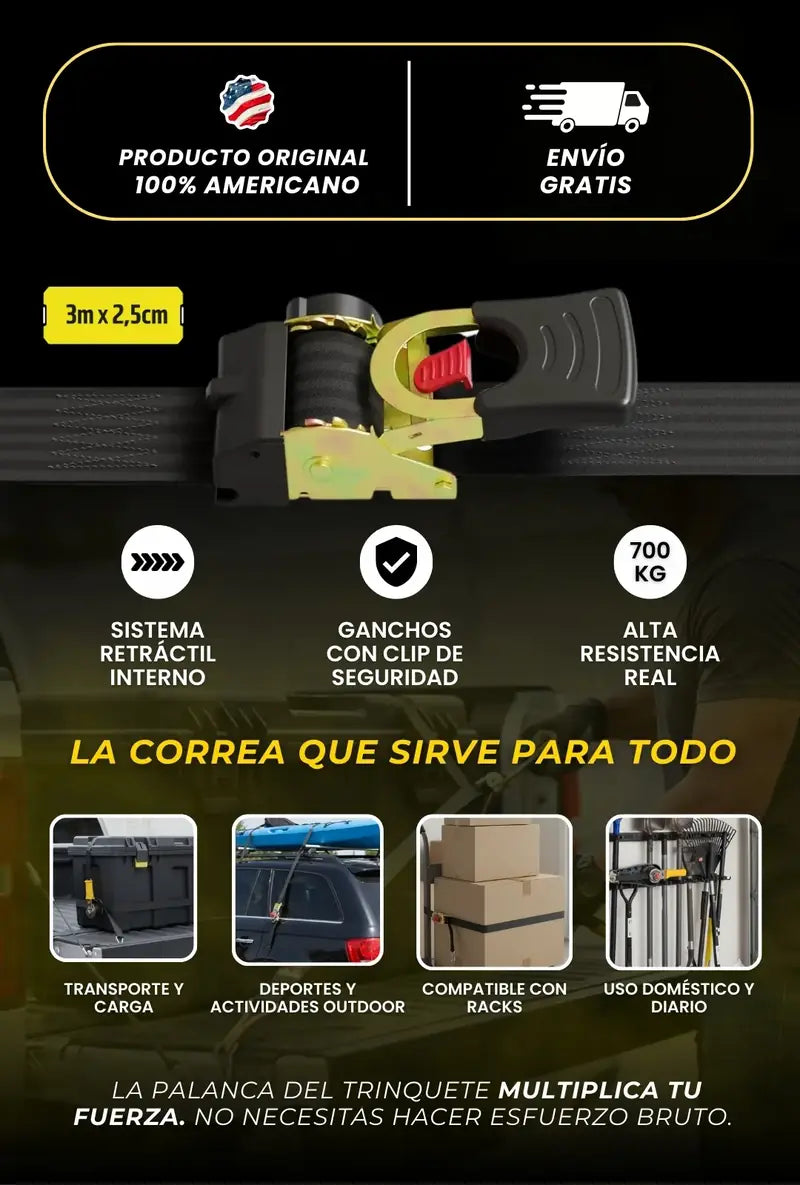 La correa que sirve para todo