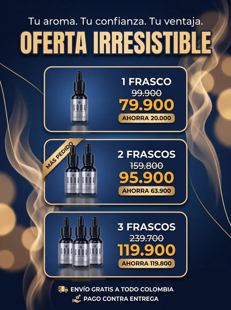 Oferta: 1 frasco 79.900, 2 frascos 95.900 antes 159.800, 3 frascos 119.900 antes 239.700. Envío gratis y pago contra entrega