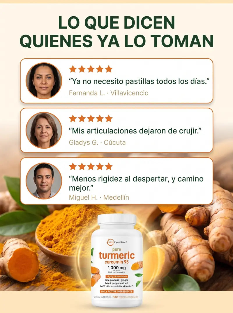 Lo que dicen quienes ya lo toman: Fernanda L. de Villavicencio, Gladys G. de Cucuta y Miguel H. de Medellin