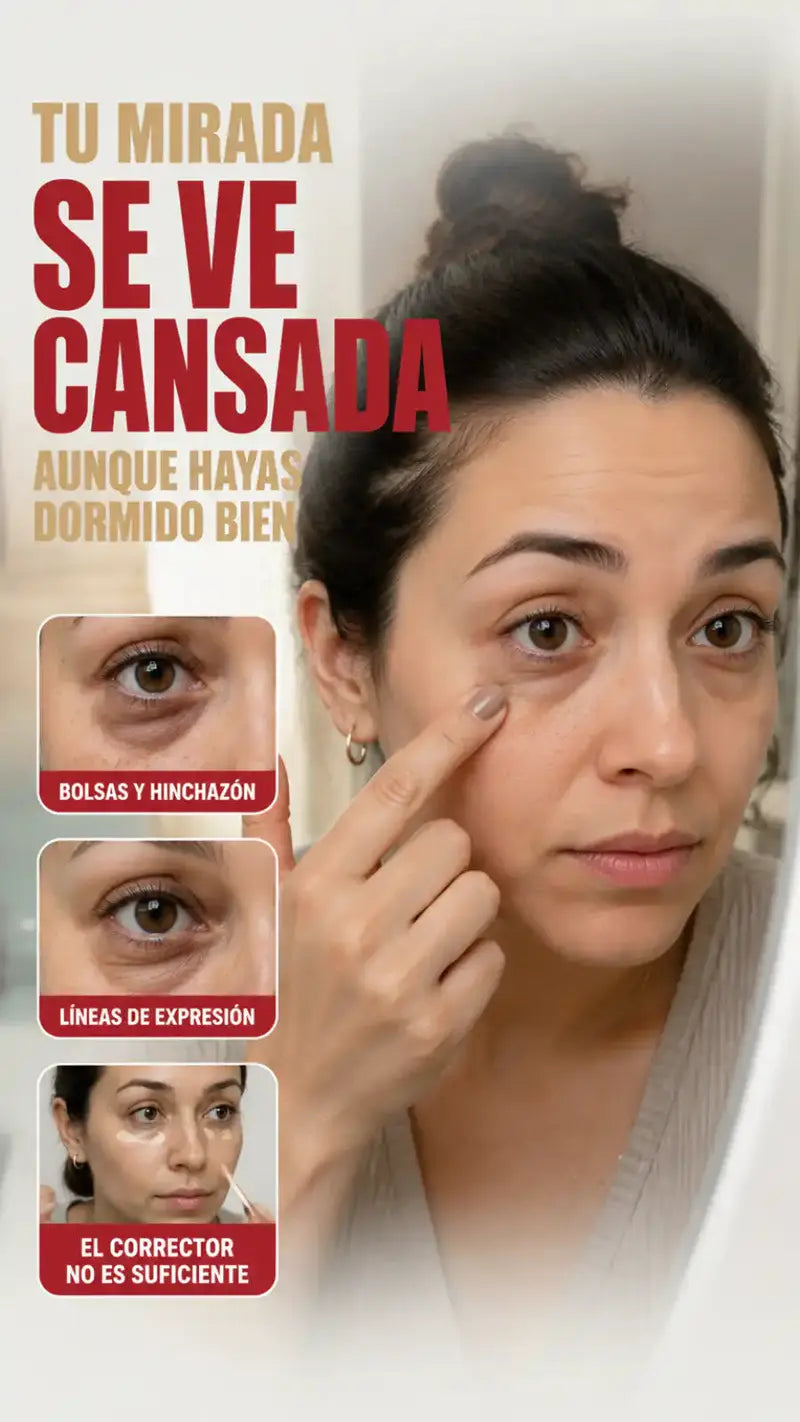 Tu mirada se ve cansada aunque hayas dormido bien